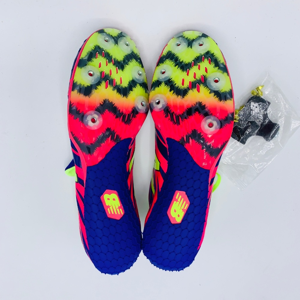 New Balance SD100 Women's Spike Cleats Pink/Purple - Picture 6 of 7
